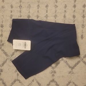 Fabletics oasis high-waisted navy leggings. Medium size 8.